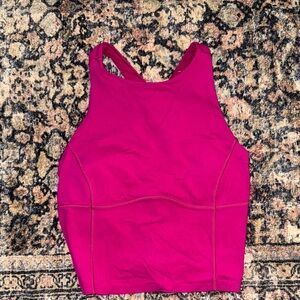 Lululemon Pink Racerback Tank Top size 4